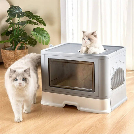 Enclosed Cat Litter Box