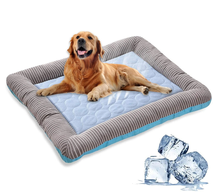 Cooling Ice-Silk Dog Bed