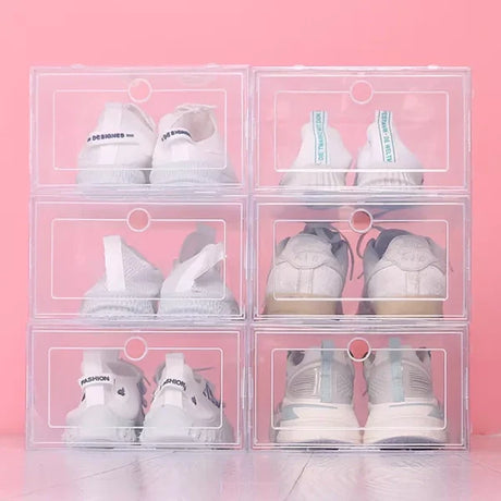 Stackable Clear Shoe Box (6 Pack)