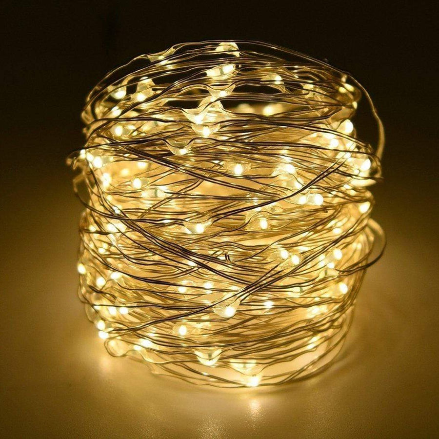Outdoor Solar String Lights (Clear Cable)