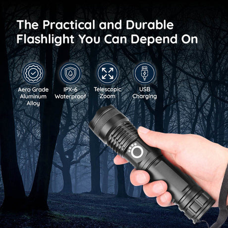 Rechargeable USB Flashlight Torch