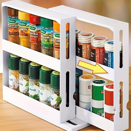 Swivel Spice Rack Organizer