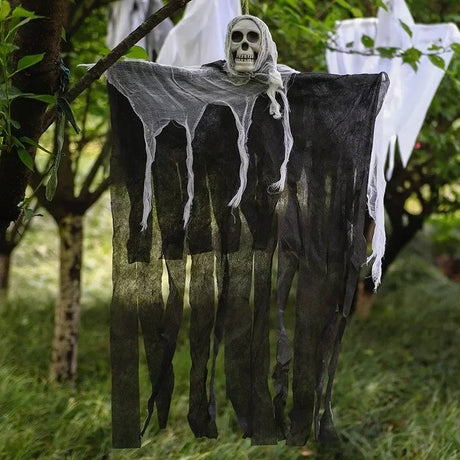Hanging Ghost Skull Halloween Decor