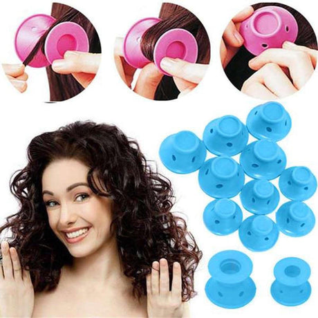 Silicone Heatless Hair Curlers