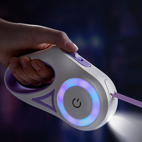 LED Retractable Dog Leash
