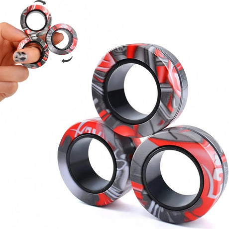 Magnetic Fidget Ring Set