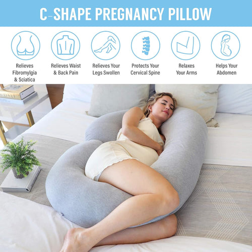 C-Shaped Full Body Pregnancy Pillow