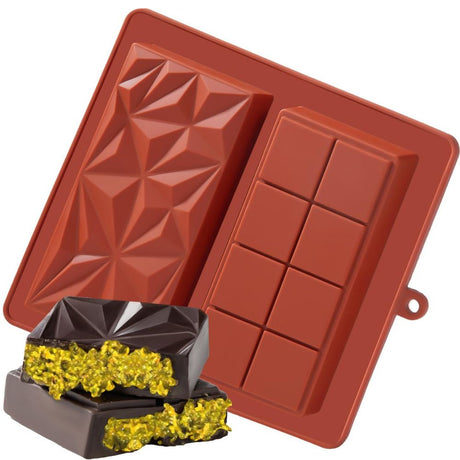 Dubai Chocolate Bar Silicone Mold