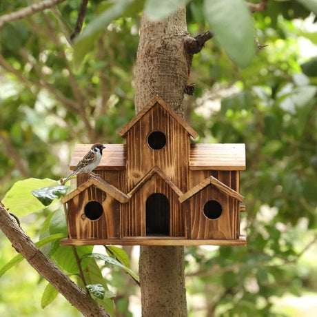 Handcrafted Wooden Birdhouse