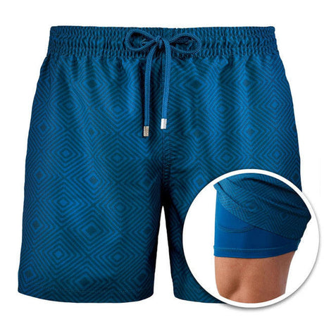 Lined Quick-Dry Beach Shorts