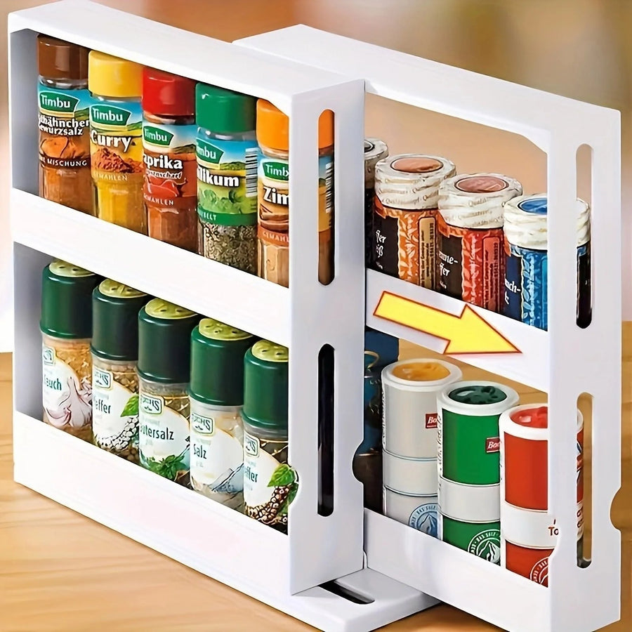 Swivel Spice Rack Organizer