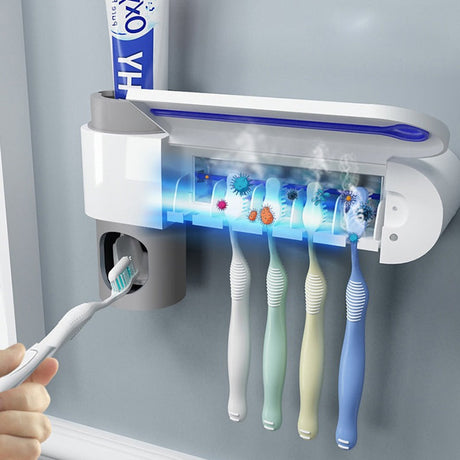 UV Toothbrush Sterilizer & Dispenser