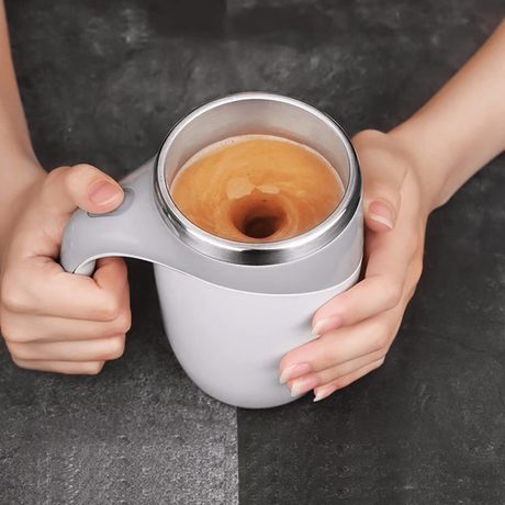 Self-Stirring Magnetic Mug