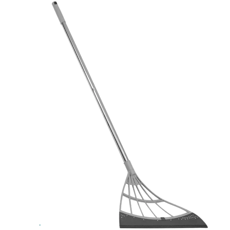 Telescopic rubber sweeper